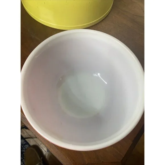 Vintage Pyrex Set of 4 Mixing Nesting Bowls Primary Colors 50's-60's - Picture 9 of 16